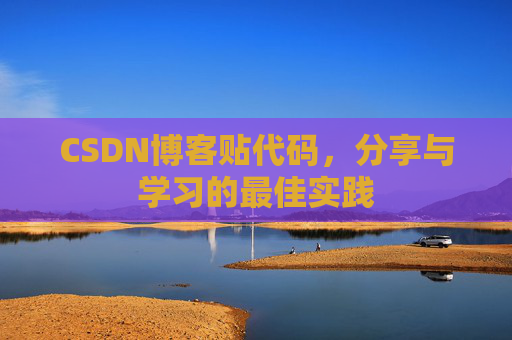 CSDN博客贴代码，分享与学习的最佳实践
